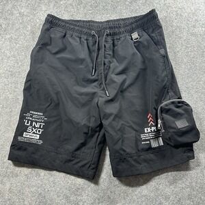 GTL4 Mens Utility Shorts Size Large Unlined Zip Pocket